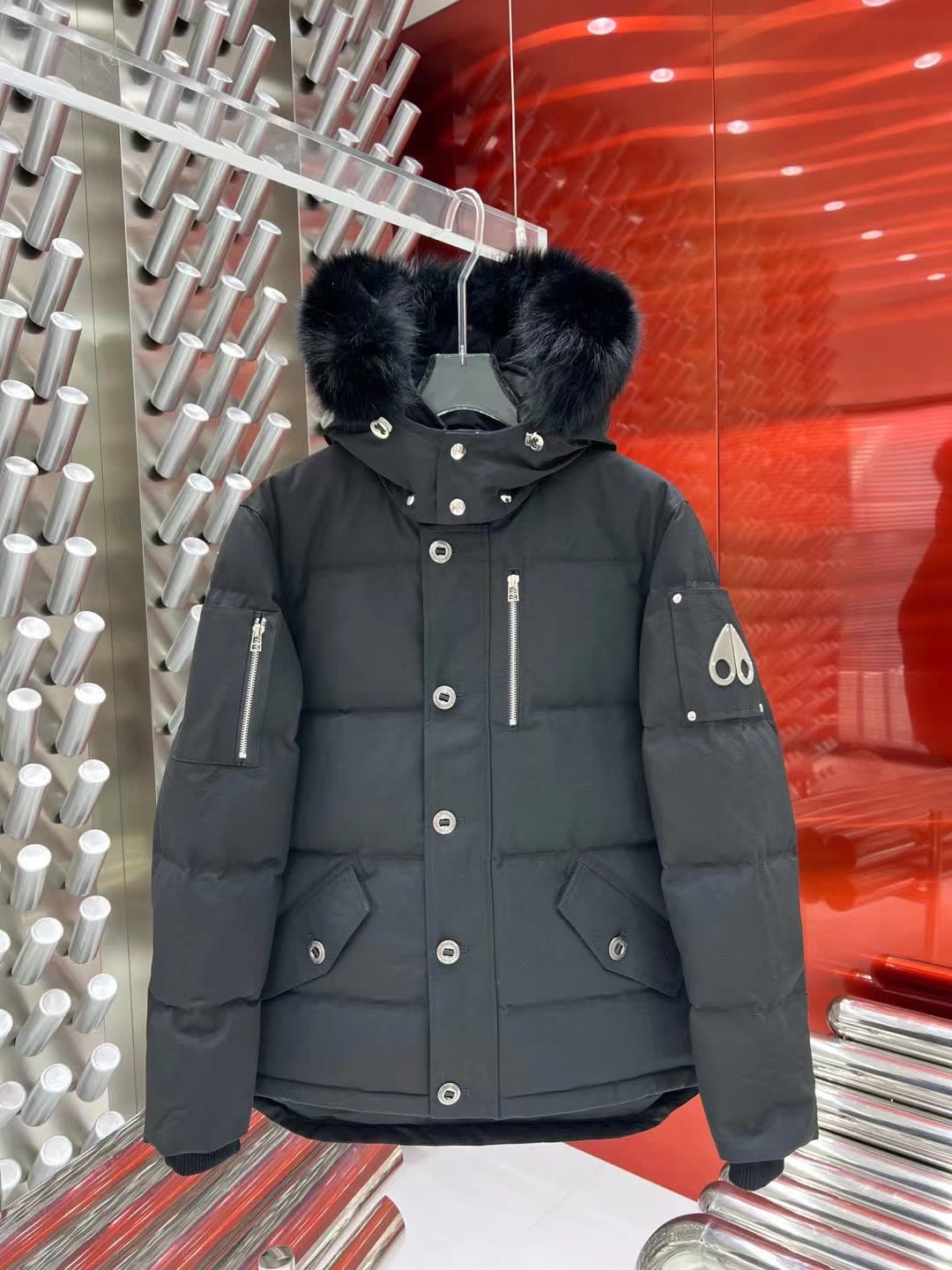 Moose Knuckles Hooded Down Jacket Moose Knuckles Hooded Down Jacket